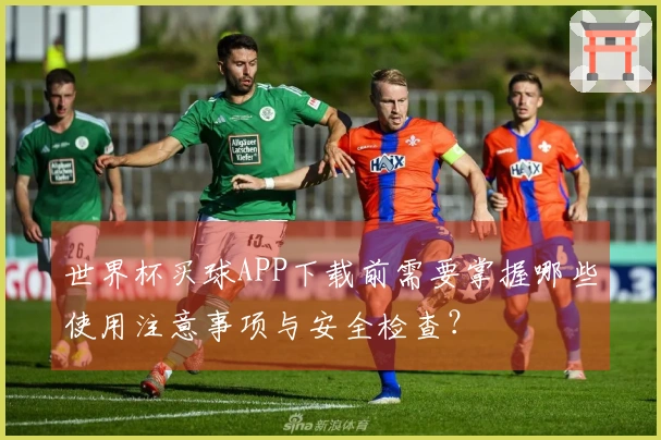 世界杯买球APP下载前需要掌握哪些使用注意事项与安全检查？