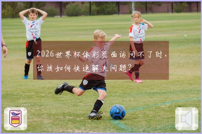 2026世界杯体彩页面访问不了时，你该如何快速解决问题？