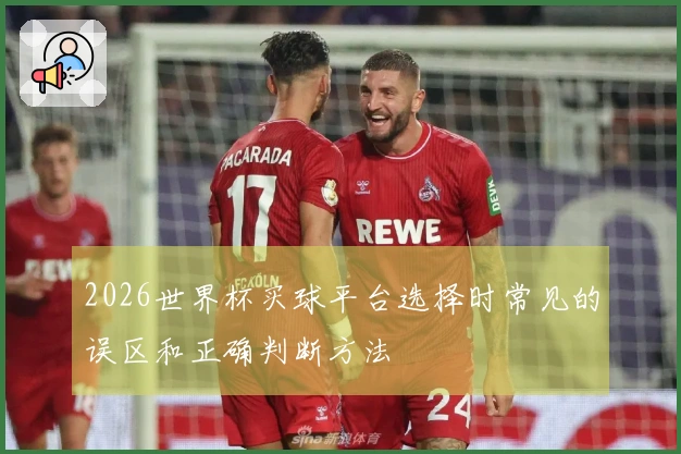 2026世界杯买球平台选择时常见的误区和正确判断方法